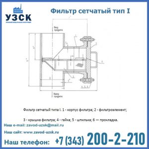 Фильтр сетчатый ФС по Т-ММ-11-2003 в Балыкчы