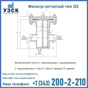 Фильтр сетчатый ФС по Т-ММ-11-2003 в Балыкчы