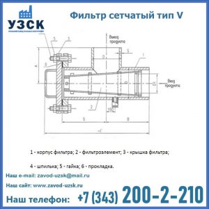Фильтр сетчатый ФС по Т-ММ-11-2003 в Балыкчы